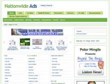 Tablet Screenshot of nationwide-ads.com